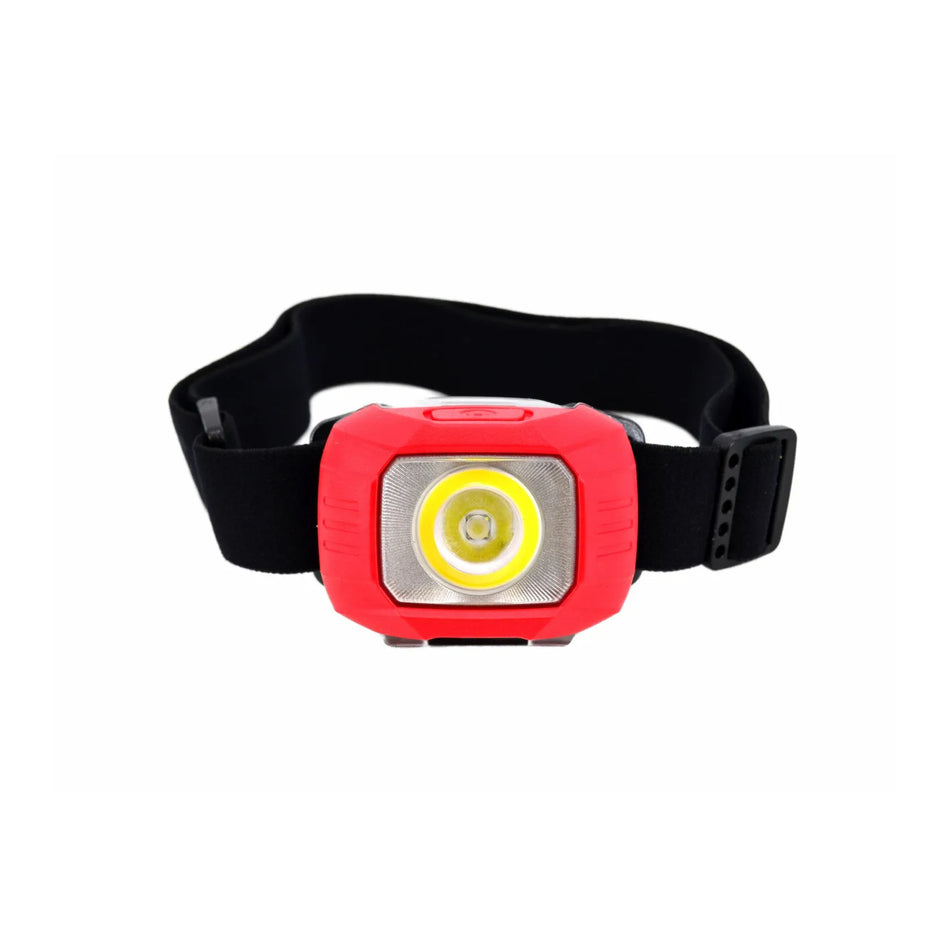 AWTools Hoofdlamp Tinray COB CREE LED Black Line 68,8x46,2x38,8 mm
