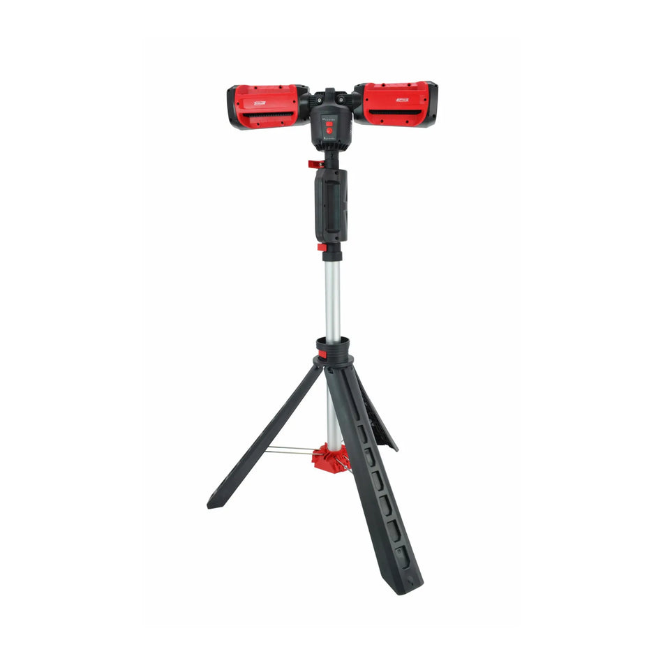 AWTools acculamp twin head met statief 14,8V 6000 lumen