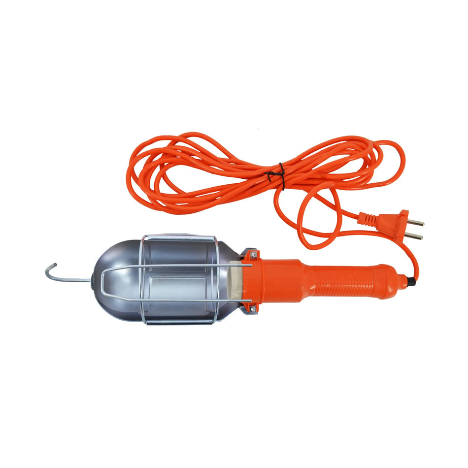 AWTools Werkplaatslamp met rubberkabel 60 W 220 V 5m