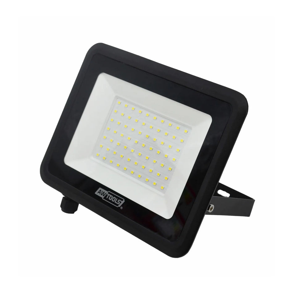 AWTools reflector slim SMD LED 50W met aluminium behuizing en 360° licht