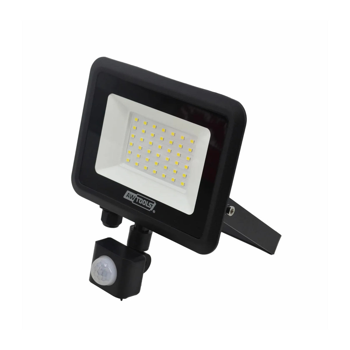 AWTools LED reflector met bewegingssensor en aluminium 30W