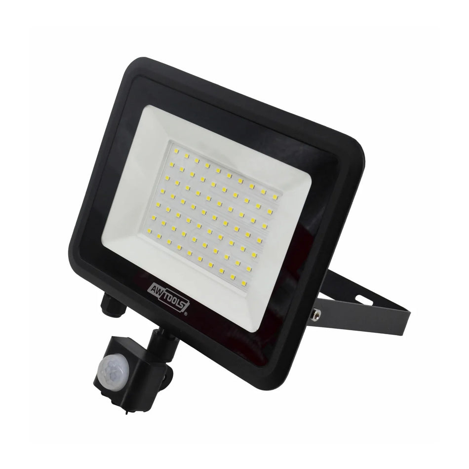 AWTools LED reflector met bewegingssensor 50W