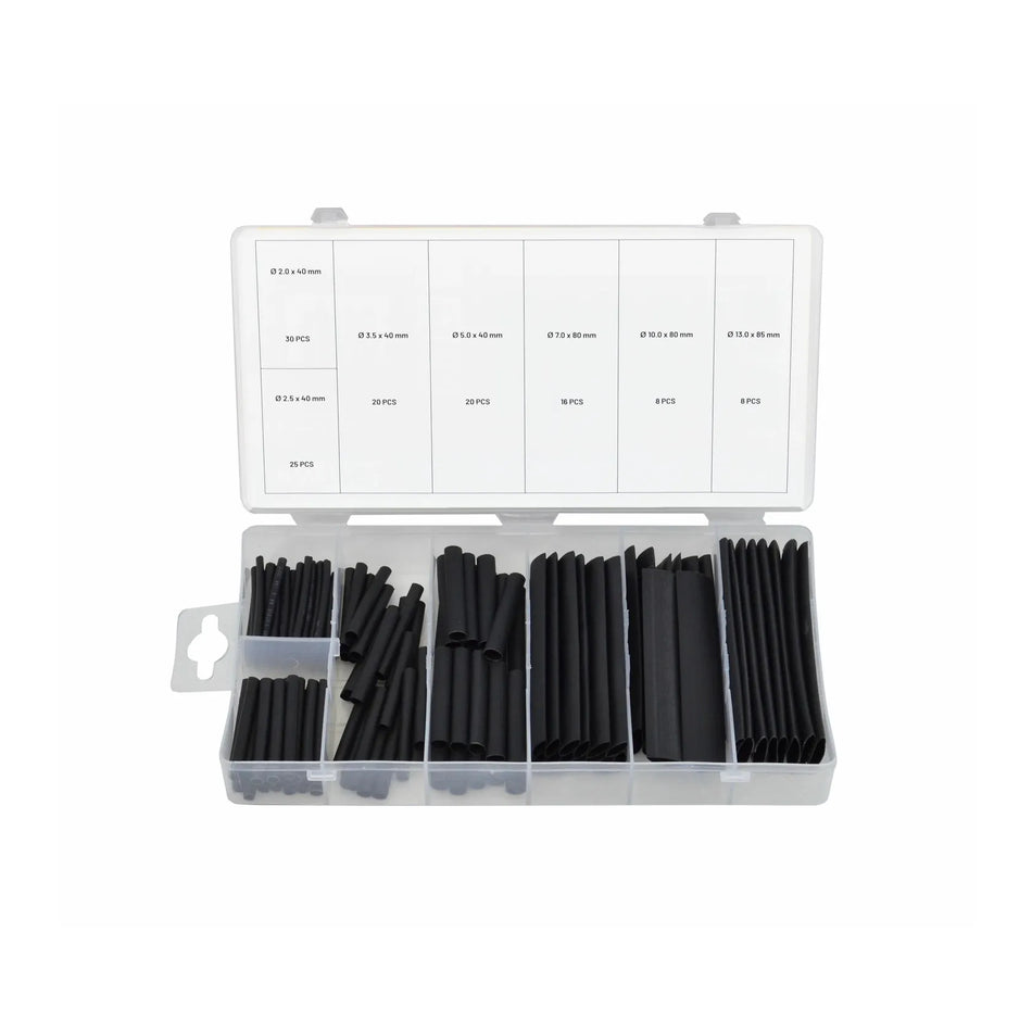 AWTools Krimpkousen set hittebestendig en chemisch resistent 127st