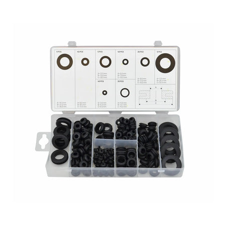 AWTools Rubber Doorvoerringen Set 180 Stuks Diverse Maten