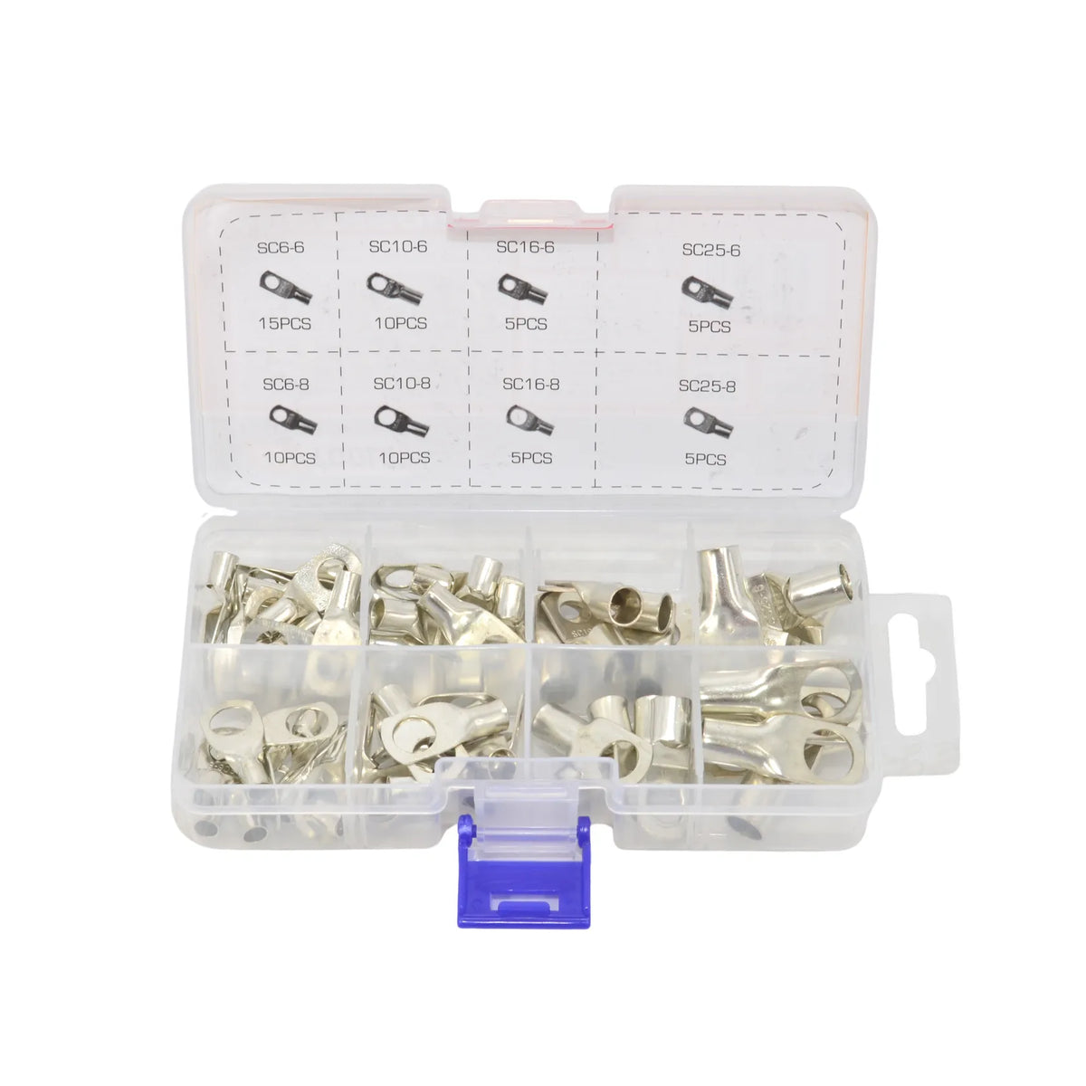 AWTools Kabeluiteinden set 65-delig assortiment in sorteerdoos