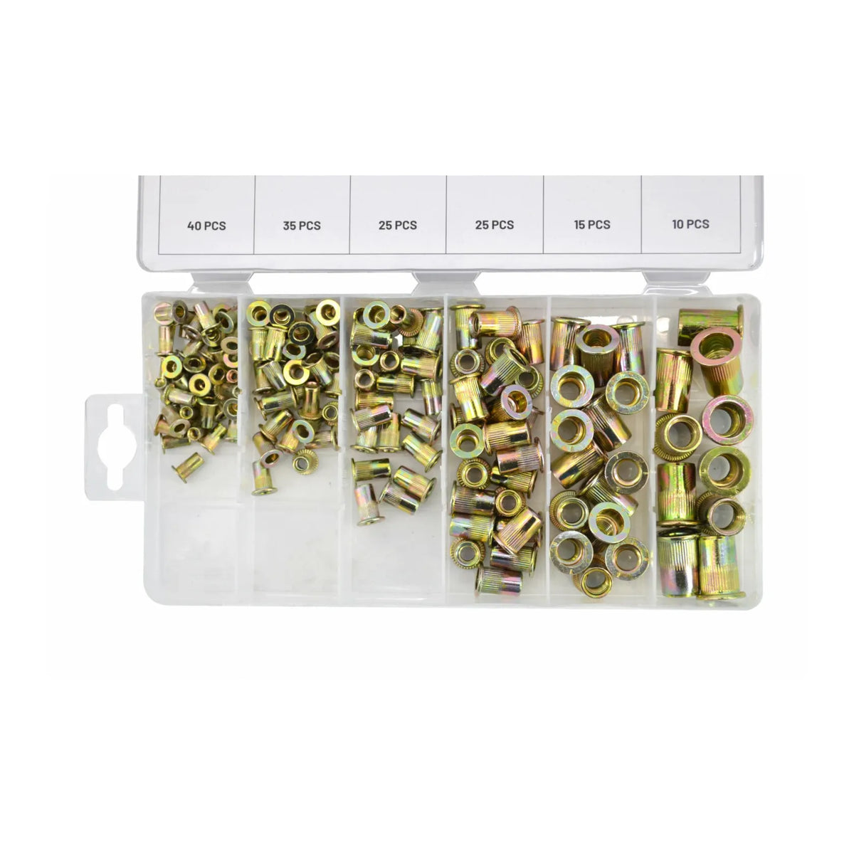 AWTools Stalen Nitonmoeren Set M3-M10 150-delig