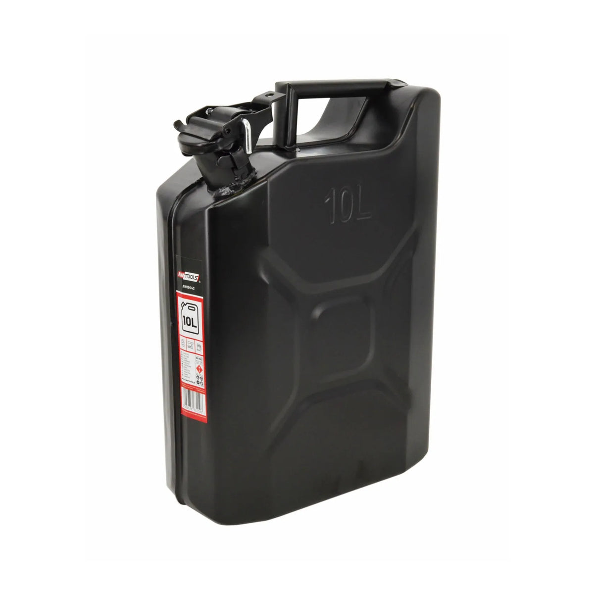 AWTools metalen kanister voor brandstof 10L