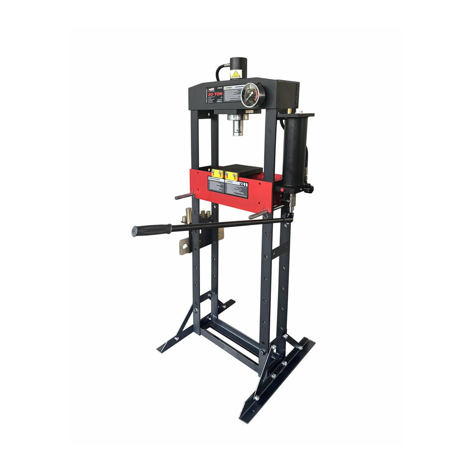 AWTools Hydraulische Pers Prof 20 ton met manometer Black Line 78-890 mm