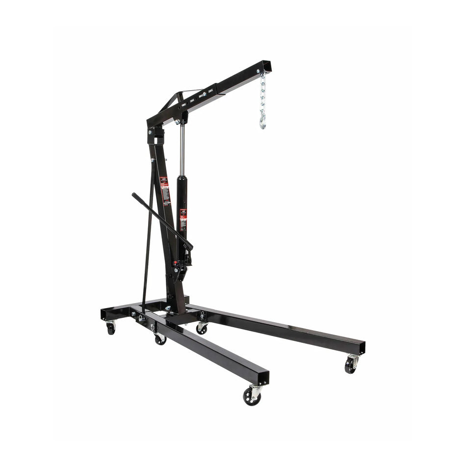 AWTools Werkplaatskraan met 2 ton capaciteit en verstelbare arm 0 - 238 cm