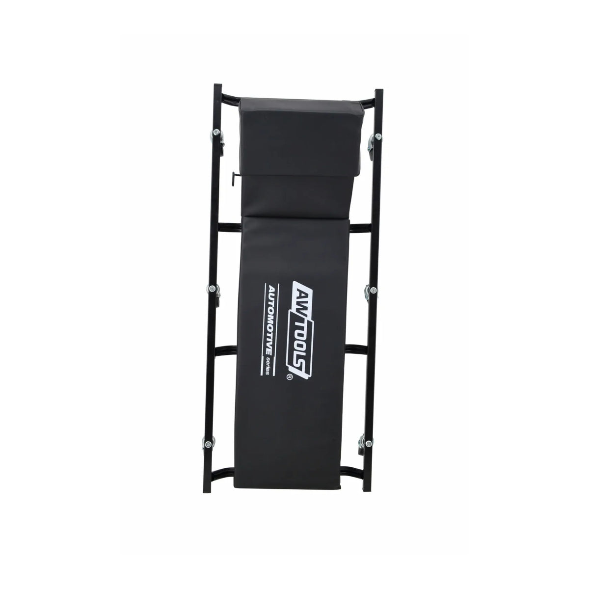 Werkplaatsleuning met stalen frame en zwenkwielen 104 x 44 x 10 cm