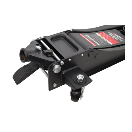 AWTools Lage-Profiel Krik 2,5T 75 - 505 mm met Dubbele Cilinder, Pedaal en Handgreep