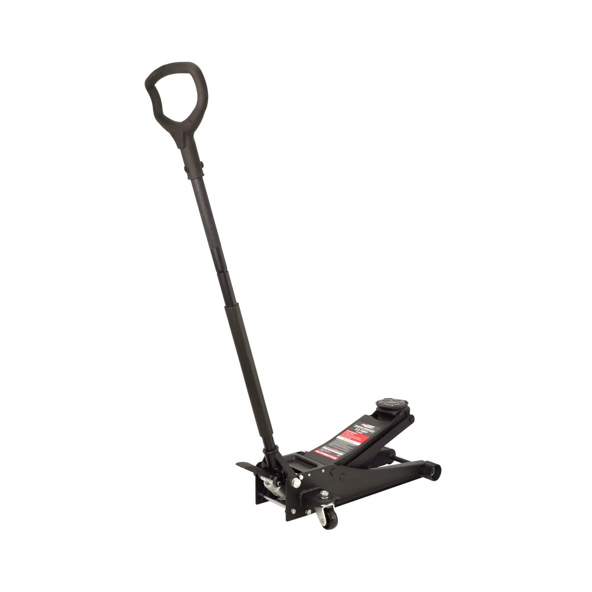 AWTools Lage-Profiel Krik 2,5T 75 - 505 mm met Dubbele Cilinder, Pedaal en Handgreep