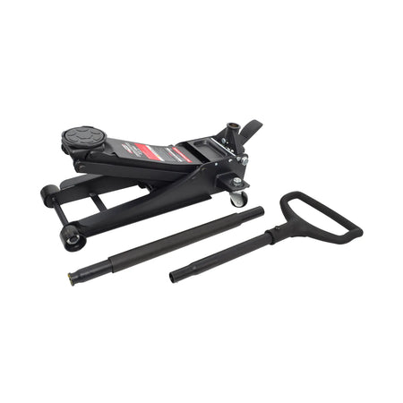 AWTools Lage-Profiel Krik 2,5T 75 - 505 mm met Dubbele Cilinder, Pedaal en Handgreep
