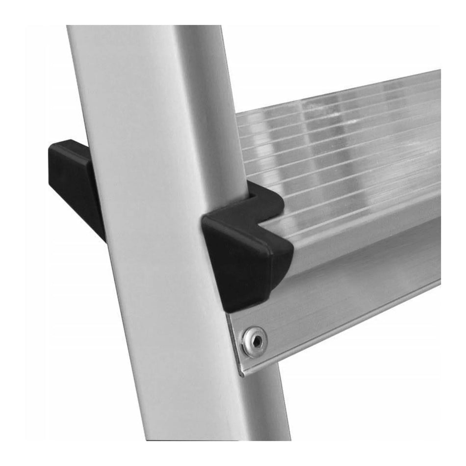 AWTools Aluminium vrijstaande ladder 3 treden 125 kg