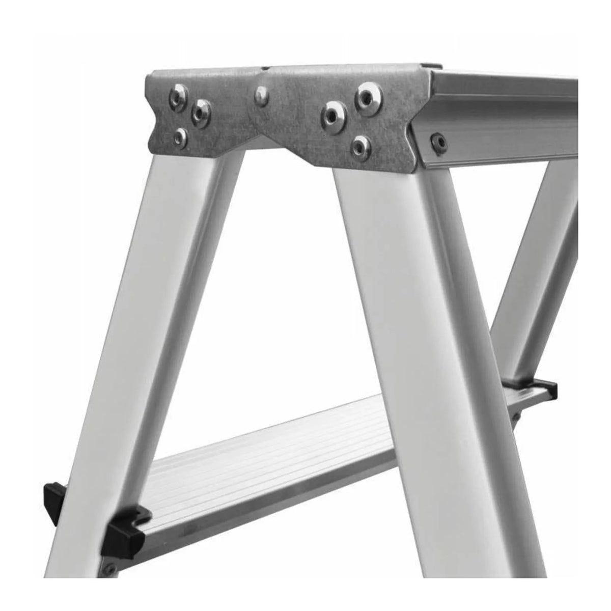 AWTools Aluminium huishoudtrap 125 kg 7 treden