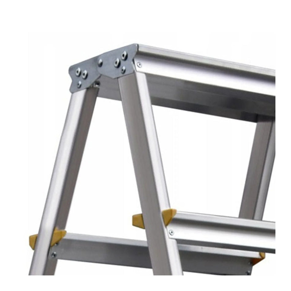 AWTools Huishoudtrap 150 kg 5 treden aluminium