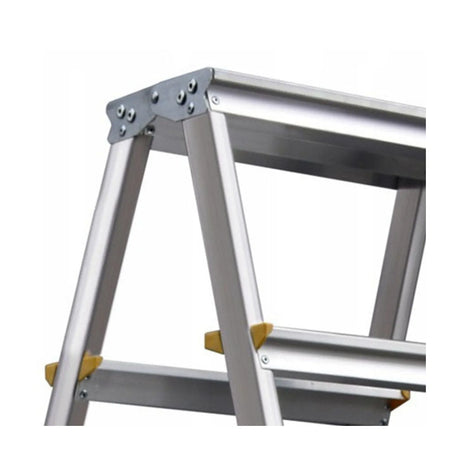AWTools Huishoudtrap 150 kg 8 treden aluminium