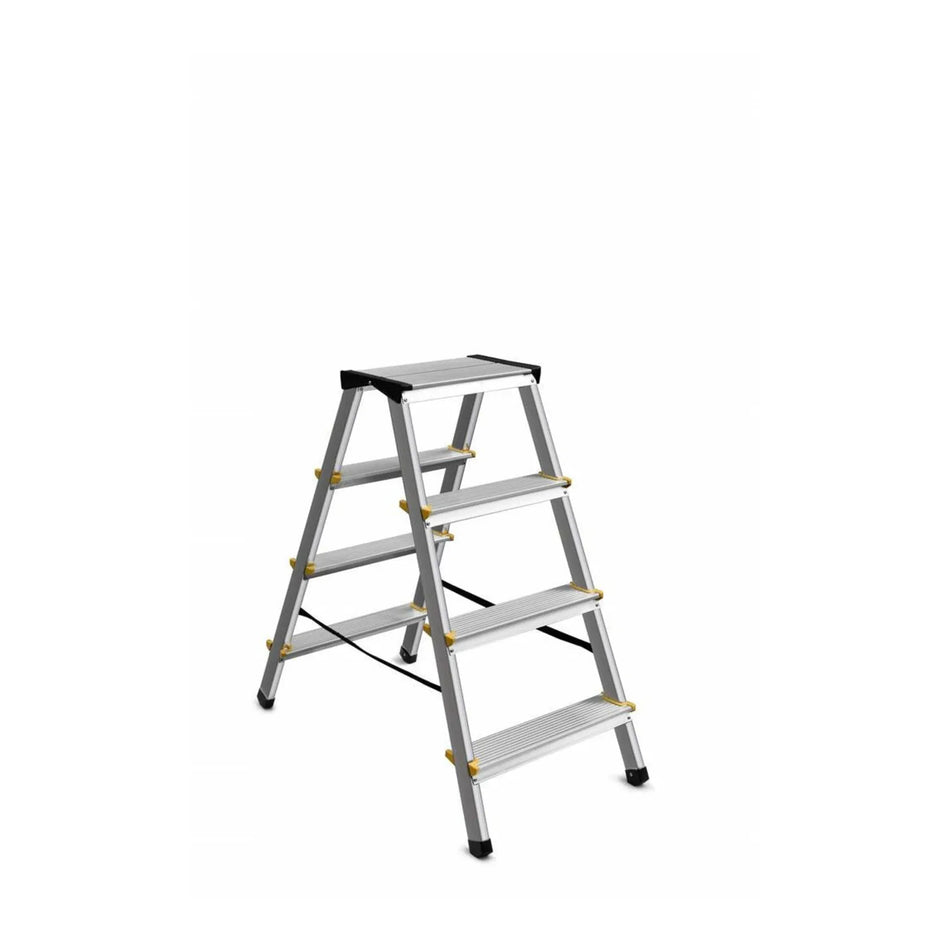 AWTools Aluminium huishoudtrap 150 kg 4 treden