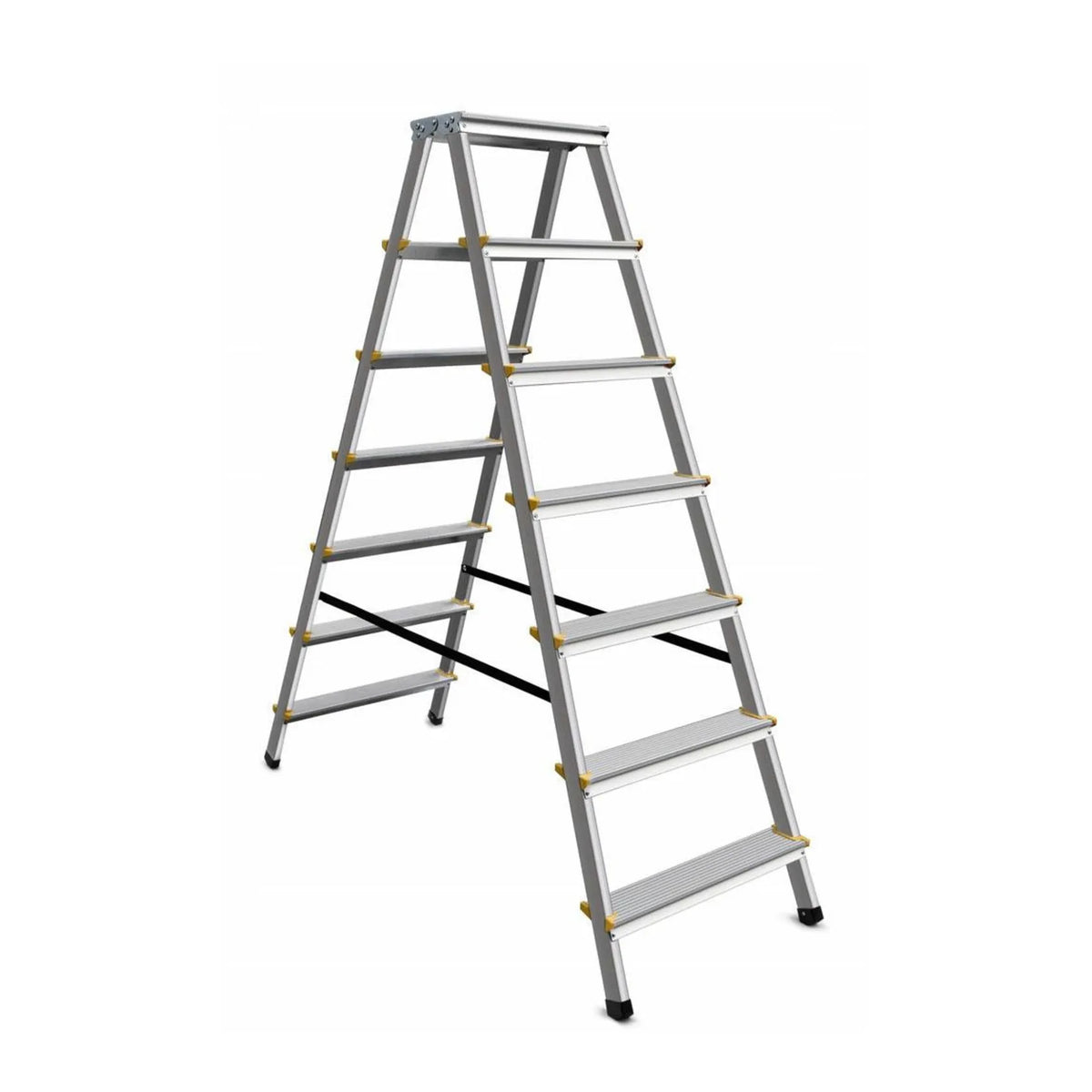 AWTools Huishoudtrap 150 kg 7 treden aluminium