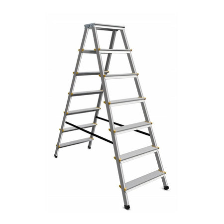 AWTools Huishoudtrap 150 kg 7 treden aluminium