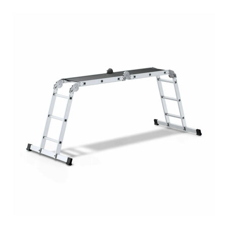 AWTools aluminium universele vouwladder 4x4 150kg