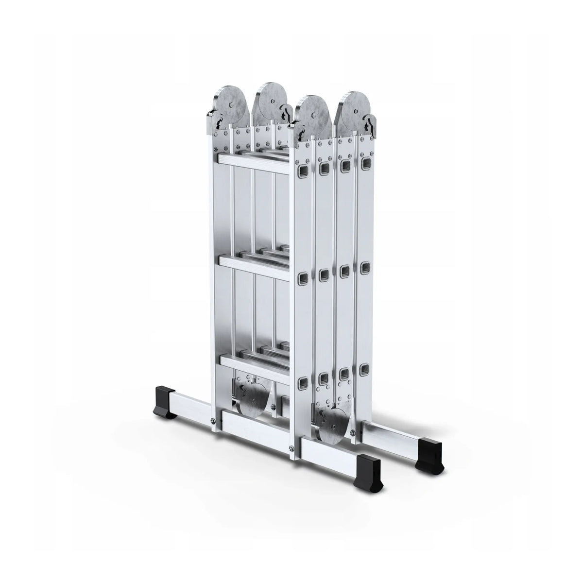 AWTools aluminium universele vouwladder 4x4 150kg