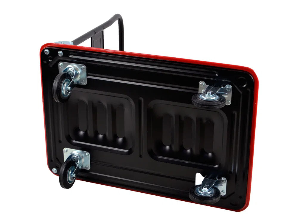 AWTools Magazijnwagen 4-wiel voor 300 kg platform 91,5x61,5cm