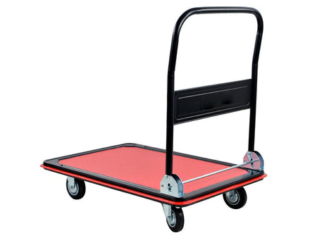 AWTools Magazijnwagen 4-wiel voor 300 kg platform 91,5x61,5cm