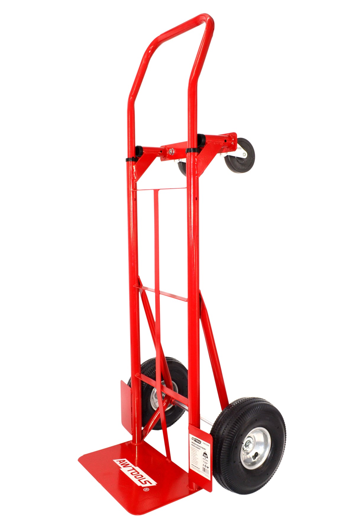 AWTools Magazijnwagen omklapbaar 2-in-1 250kg 143x52cm