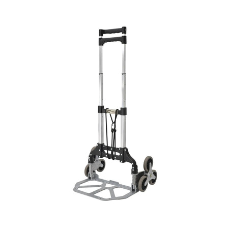 AWTools Opvouwbare schodiemonteur aluminium 80 kg met telescoopgreep