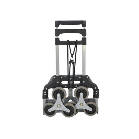 AWTools Opvouwbare schodiemonteur aluminium 80 kg met telescoopgreep