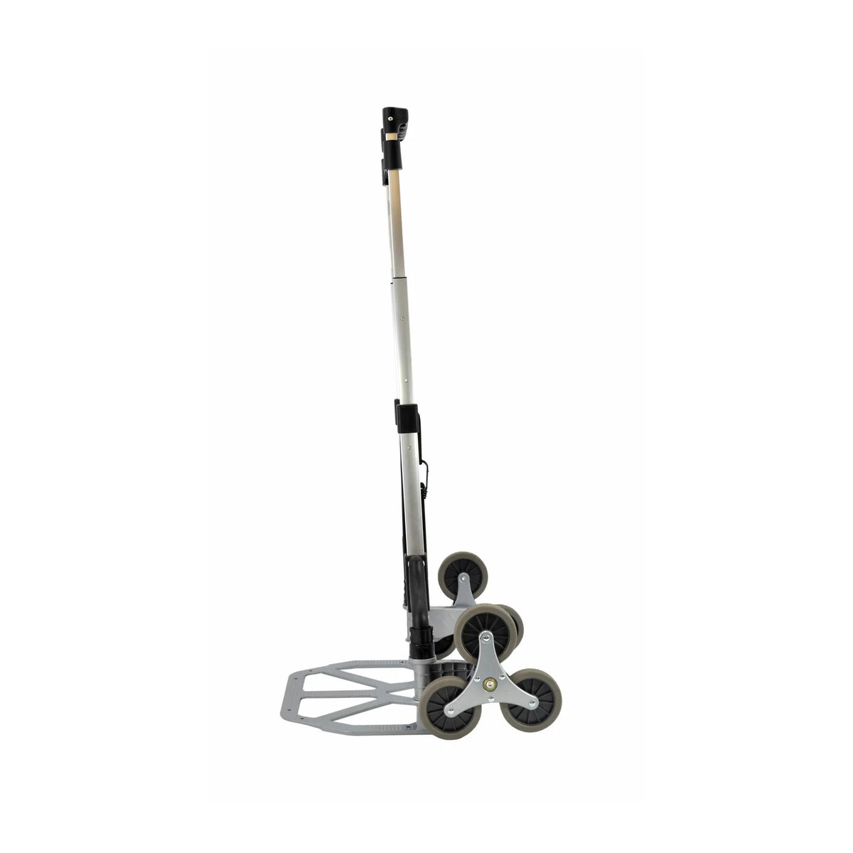 AWTools Opvouwbare schodiemonteur aluminium 80 kg met telescoopgreep