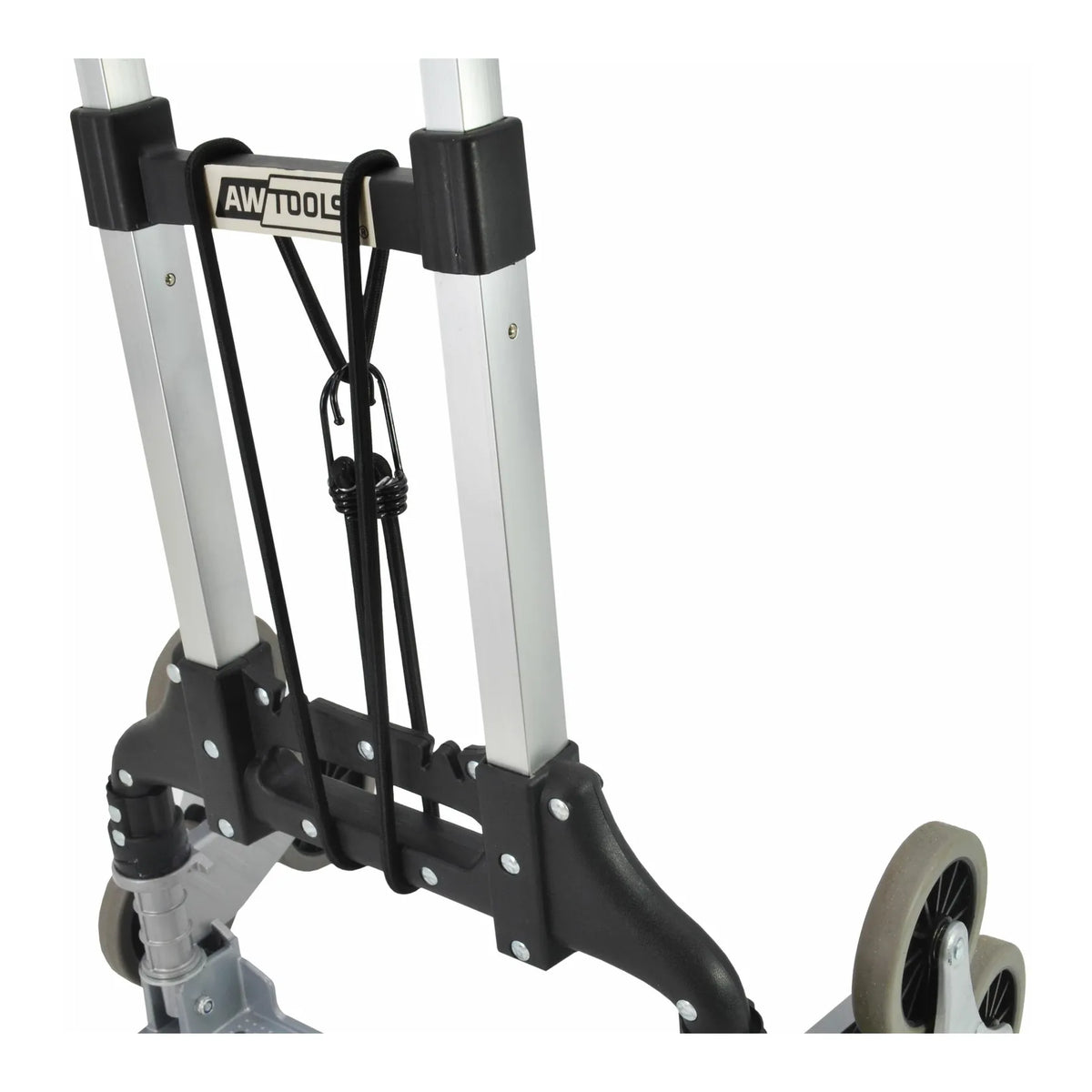 AWTools Opvouwbare schodiemonteur aluminium 80 kg met telescoopgreep