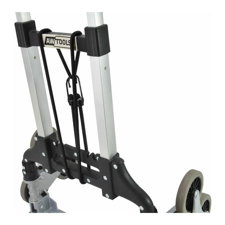 AWTools Opvouwbare schodiemonteur aluminium 80 kg met telescoopgreep