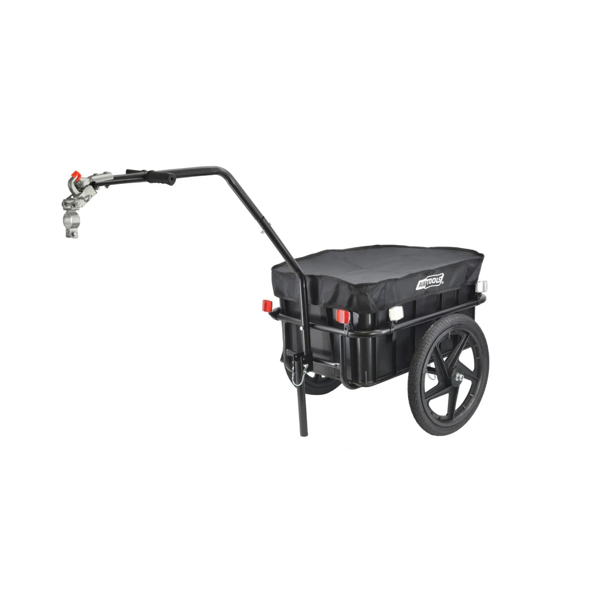 AWTools Transportkar met kunststof bak 70 liter en 100 kg draagvermogen