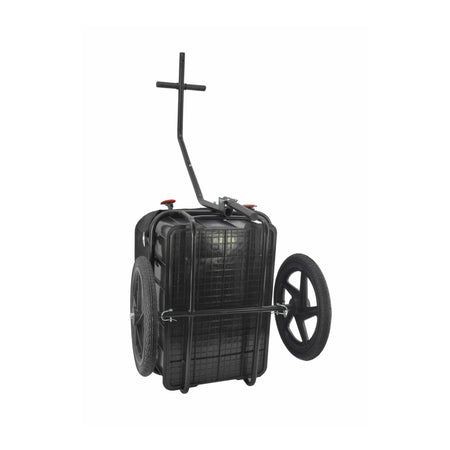 AWTools Transportkar met kunststof bak 70 liter en 100 kg draagvermogen