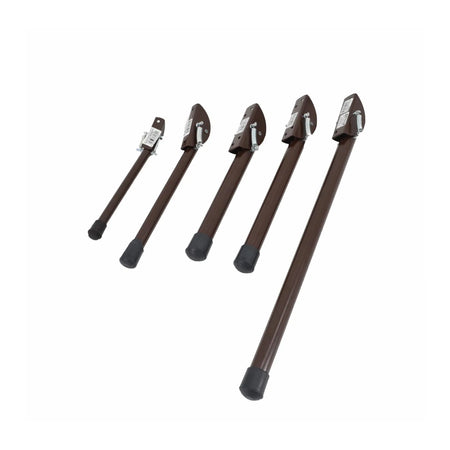 AWTools garageondersteuning voor garagedeuren 14x210mm bruin