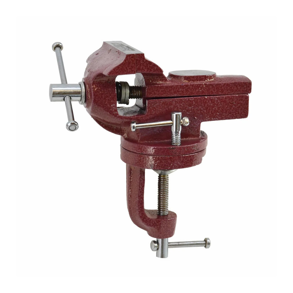 AWTools draaibank 70 mm met aambeeld en draaibare basis
