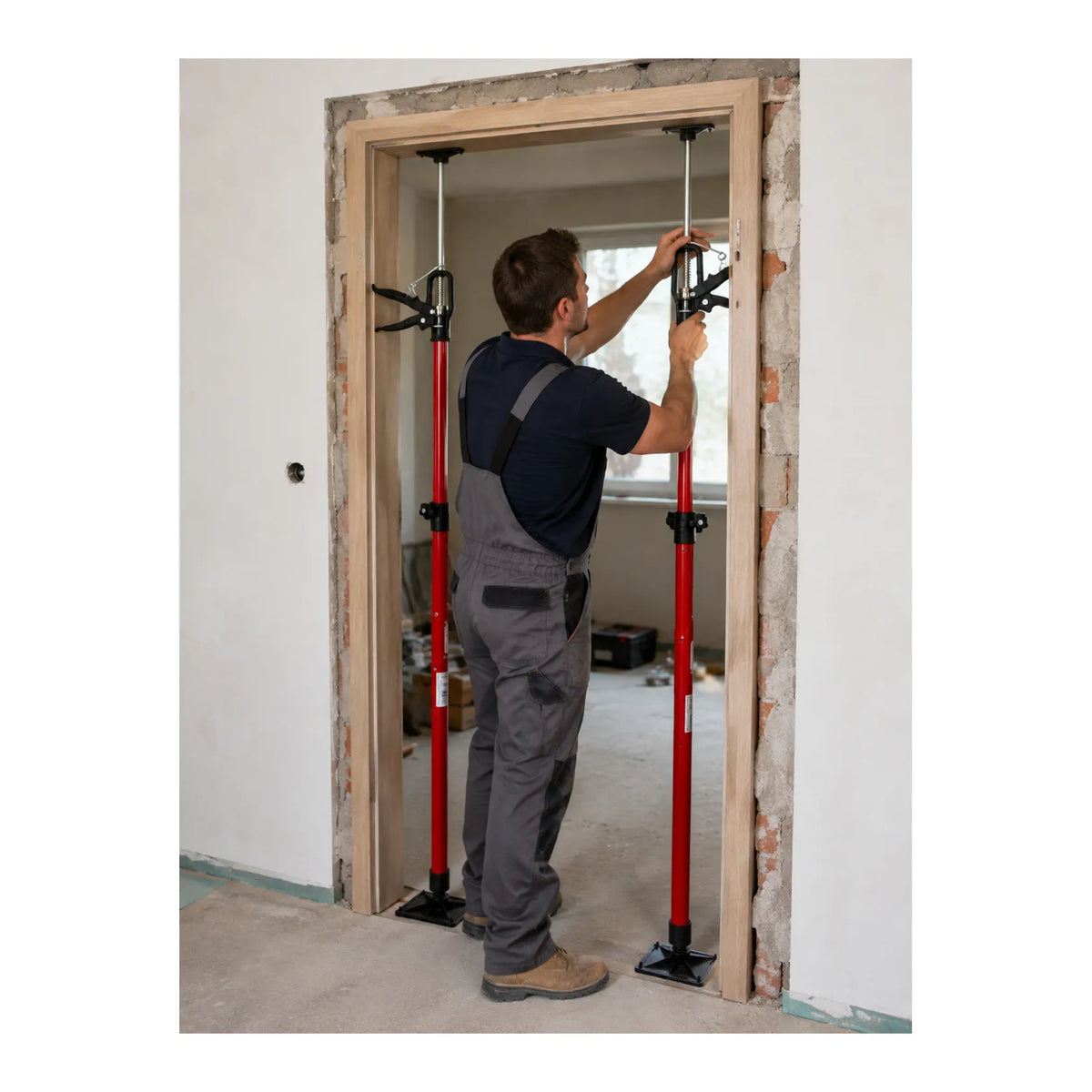 AWTools telescoopsteunen set van 2 54 - 115 cm 2 kg