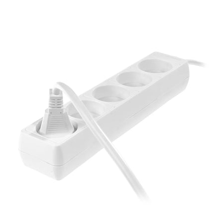 AWTools Verlengsnoer zonder aarde 5-wegs 3m wit