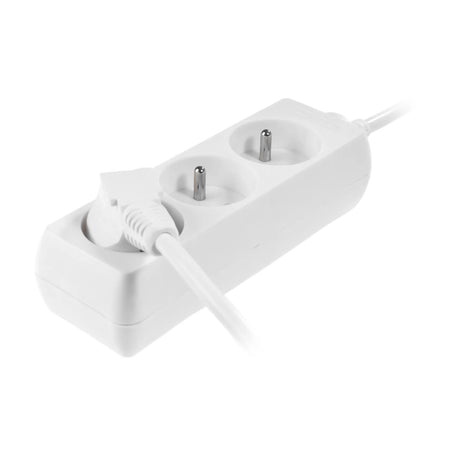AWTools verlengsnoer met aarding wit 5,0m 3x1mm