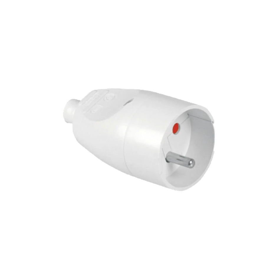 AWTools Enkelvoudig stopcontact met aarde wit 5 stuks GN-171