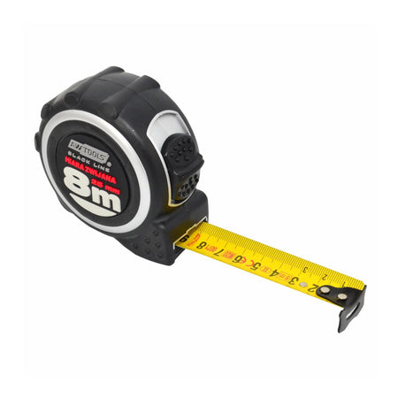 rolmaat dubbelzijdig met ABS TPR behuizing 8m x 25 mm
