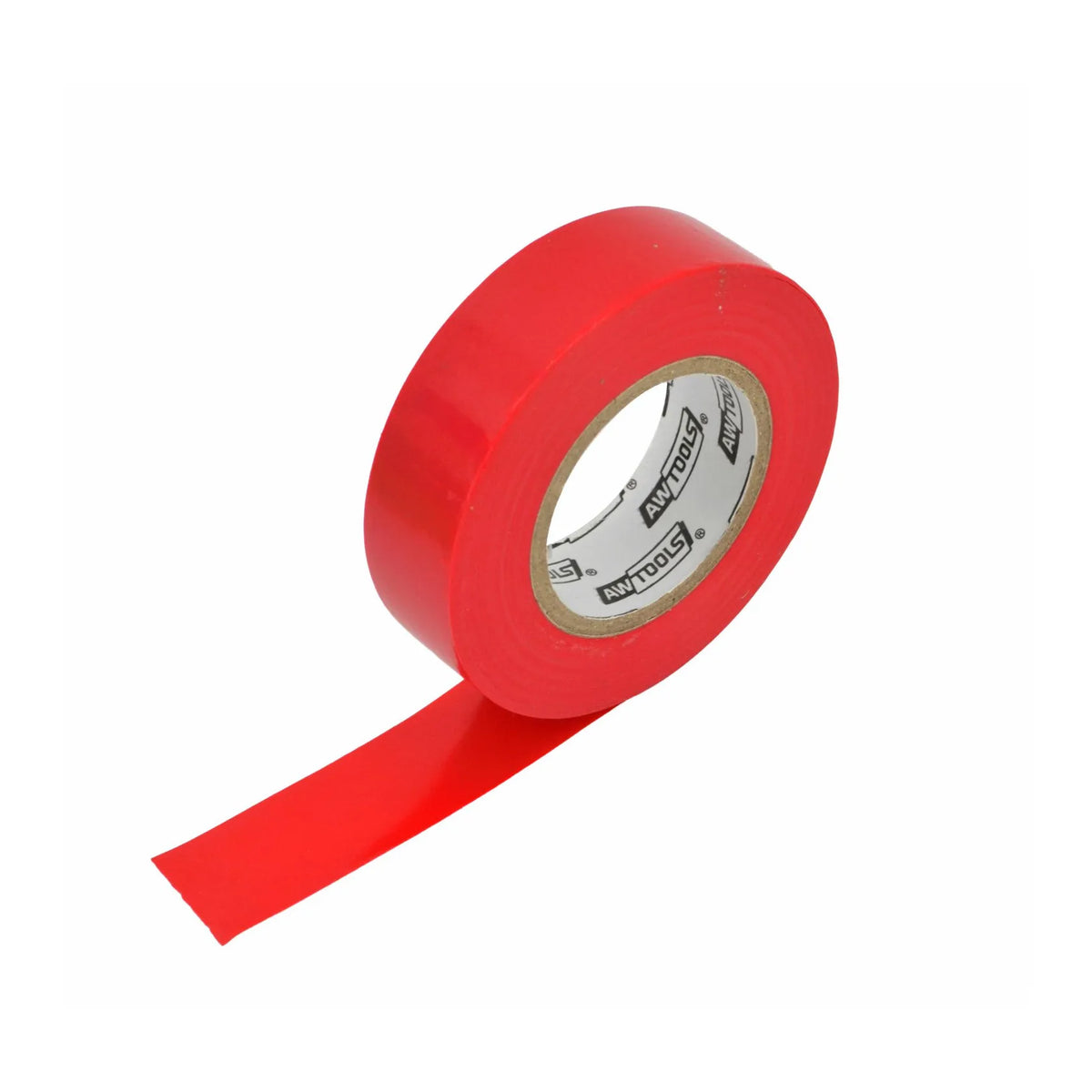AWTools Isolatietape 19mm x 20m rood PVC met rubberlijm