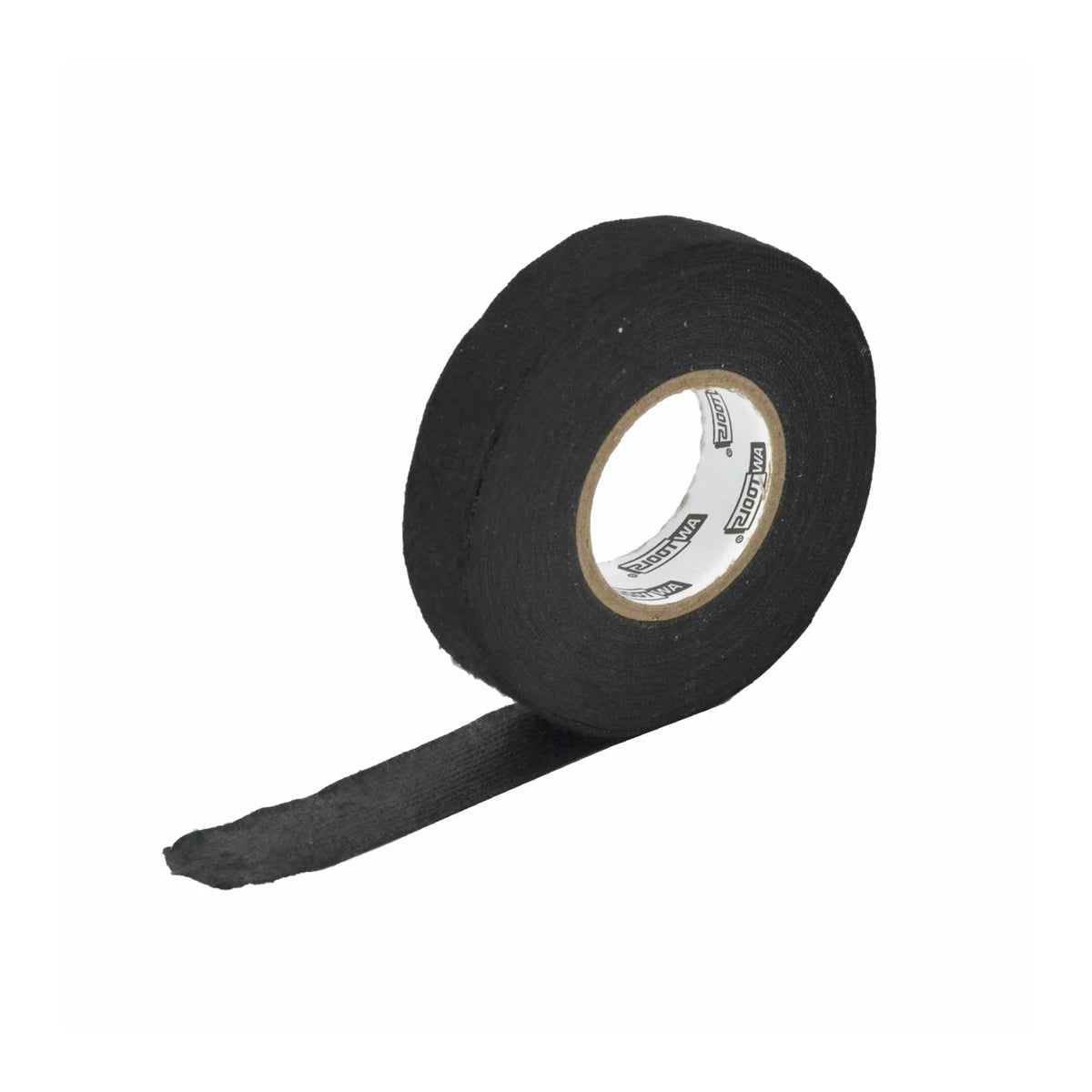 AWTools Isolatietape textiel hittebestendig 19mmx25m zwart