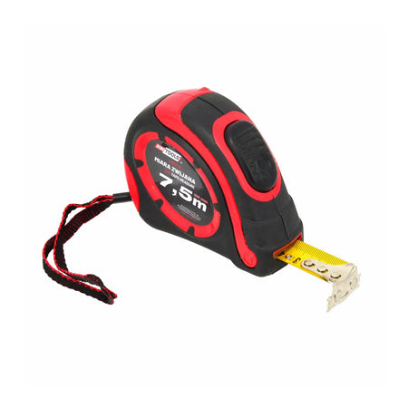 rolmaat met magnetische haak en AutoStop 7,5m x 25 mm