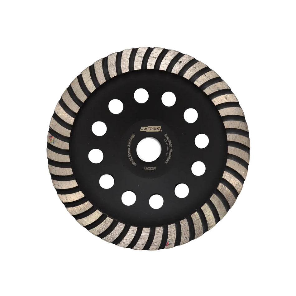 AWTools Diamantschijf turbo voor beton slijpen 180mm