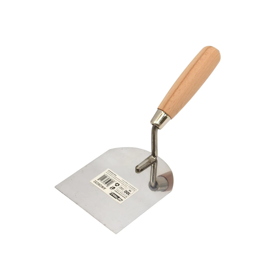 AWTools RVS stukadoorstroffel 100 mm met houten handgreep