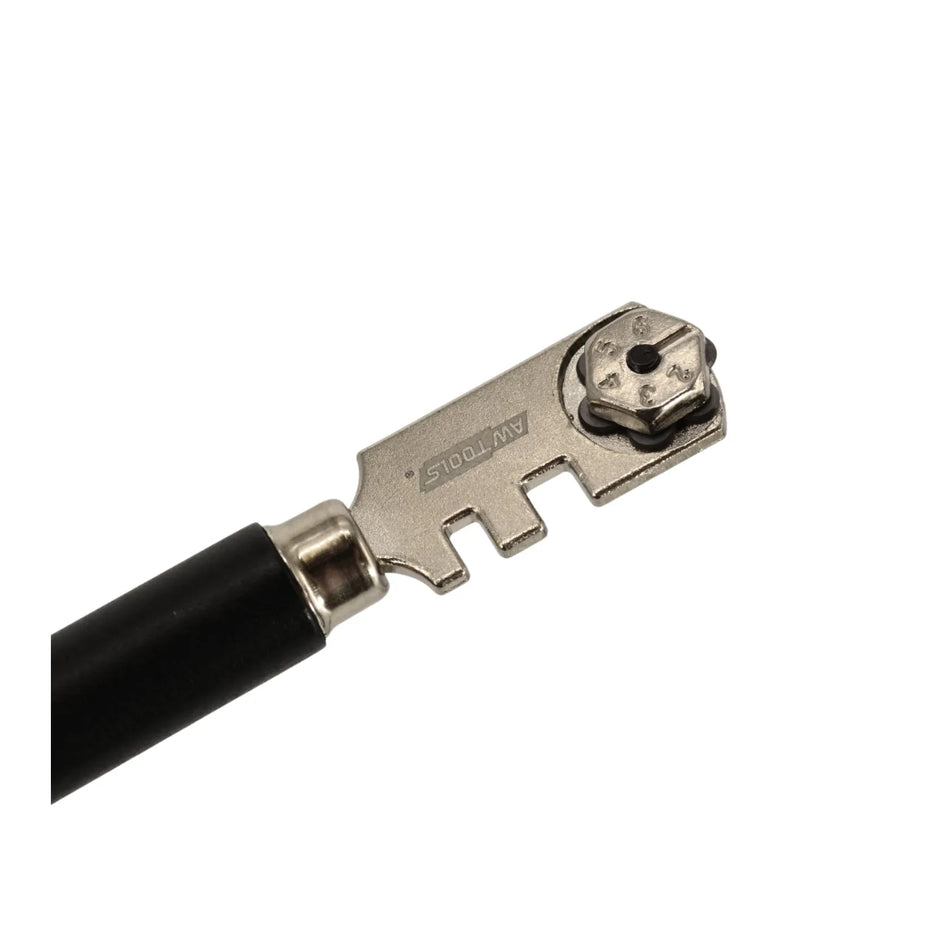 AWTools Glassnijder 130 mm met 6 Hardmetalen Snijwieltjes