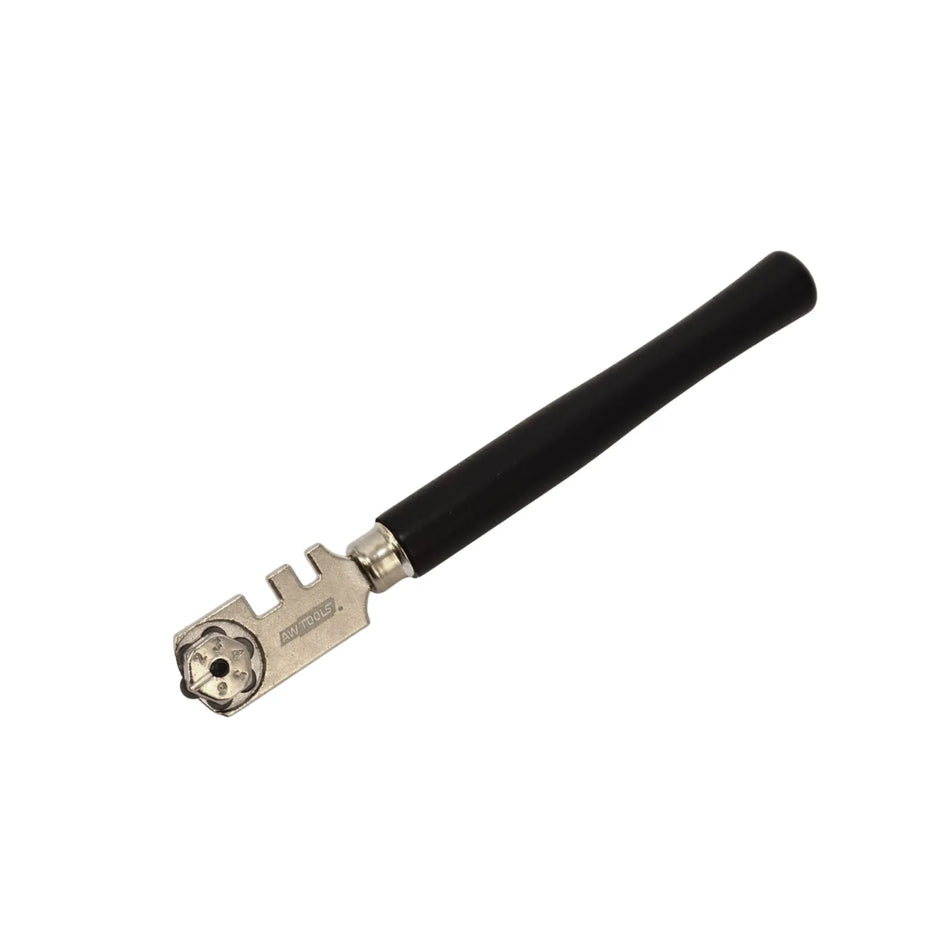 AWTools Glassnijder 130 mm met 6 Hardmetalen Snijwieltjes